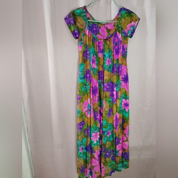 Vintage 60's Waterfall Caftan - Picture 9 of 9